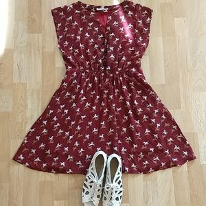 Angel eye dress with horse pattern WITH POCKETS!